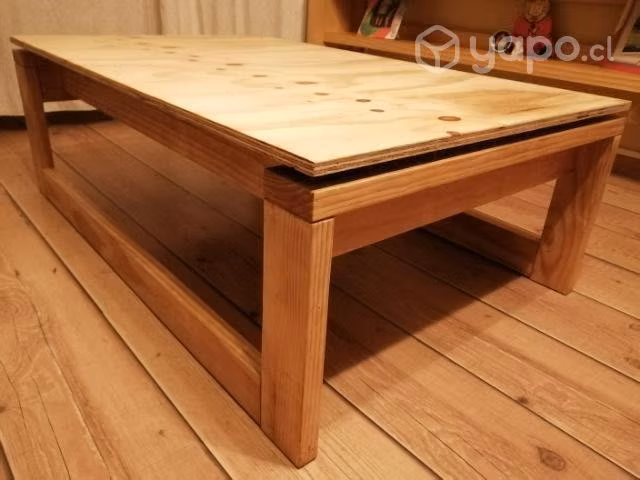 Mesa de centro única con cajón secreto