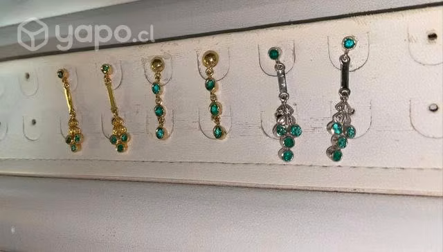 Artesanía Colombiana, Oro de 18 K con Esmeraldas