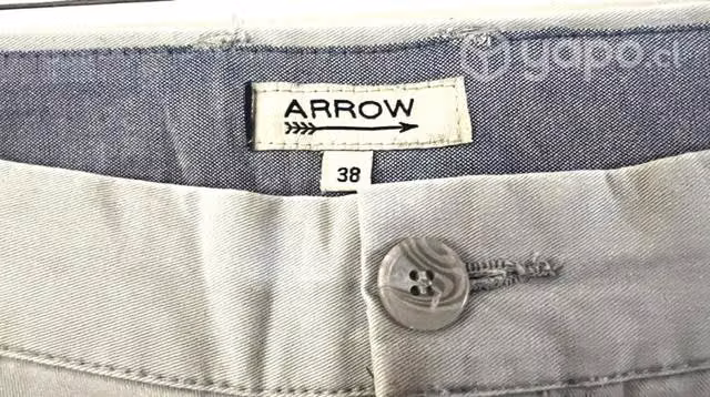 Pantalón Marca Arrow Talla 38 Gris Claro - Imagen 4