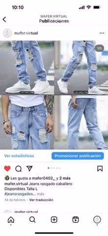 Jeans caballero SHEIN talla L