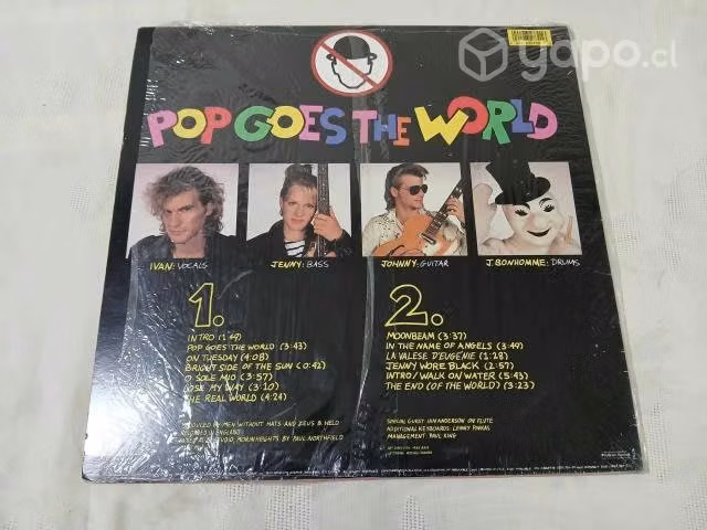 Vinilo men without hats: pop goes the world