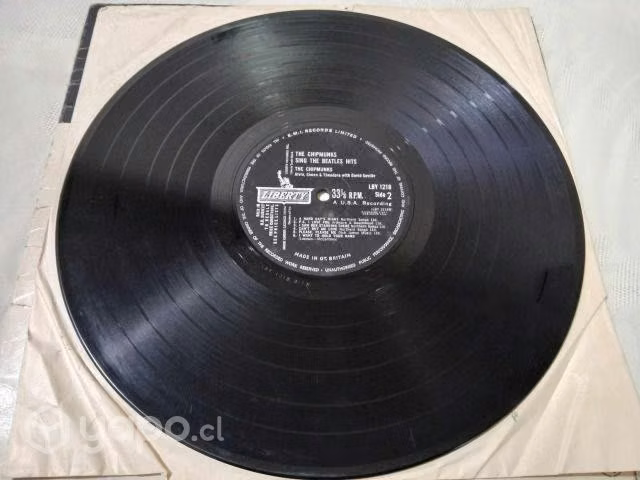 Vinilo the chipmunks sing the beatles hits