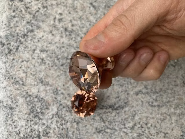 2 Tiradores de cristal
