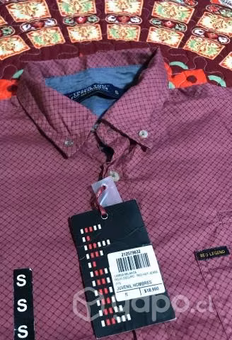 Camisa burdeo