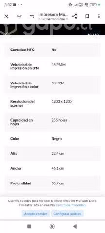 Impresora HP Officejet Pro 6830