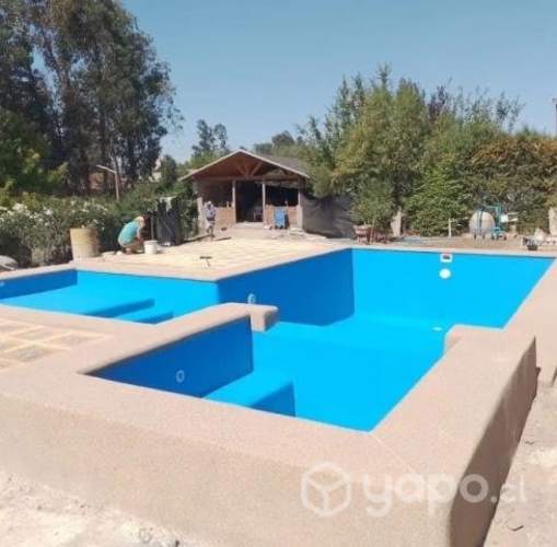 Construcción de piscinas de hormigón