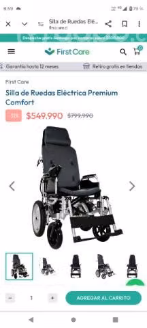 Silla de Ruedas electrica