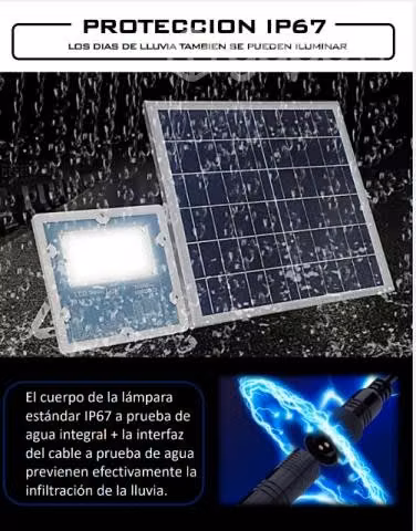 Foco solar led