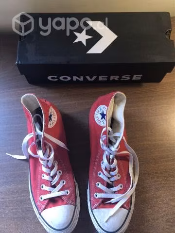 Converse rojas caña alta 42,5 muy poco uso - Imagen 3