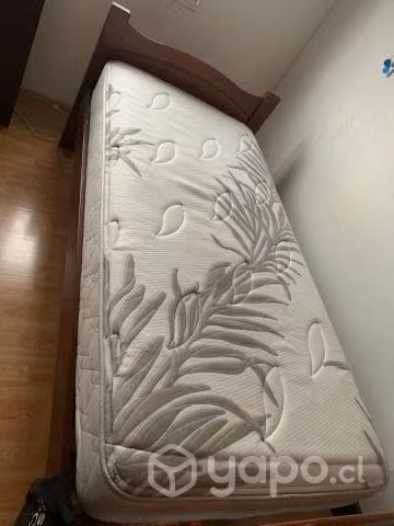 Cama + colchón de 1 plaza