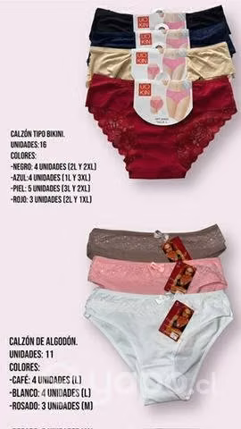 Ropa interior nueva mujer