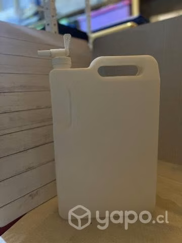 Contenedor Bidón con dispensador. Llave - 5 lts