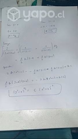 Clases de ecuaciones diferenciales