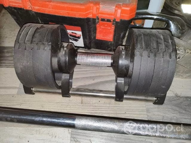 2 Mancuernas regulables hasta 20 kg