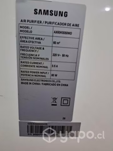 Purificadora de aire Samsung wifi - Imagen 3