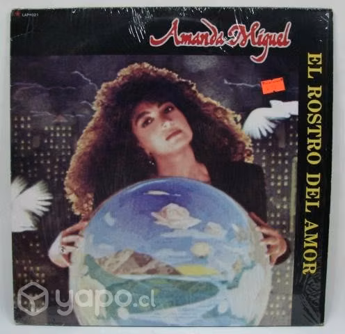 Vinilo Amanda Miguel El Rostro Del Amor México 198