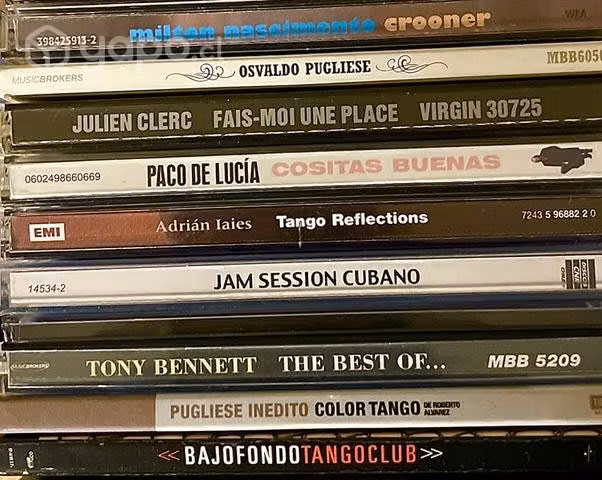 CDs y DVD. Exclusivos desde 5 a 10 mil