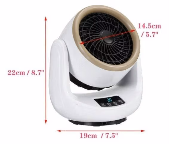 Calentador Portátil Eléctrico Con Pantalla Led De