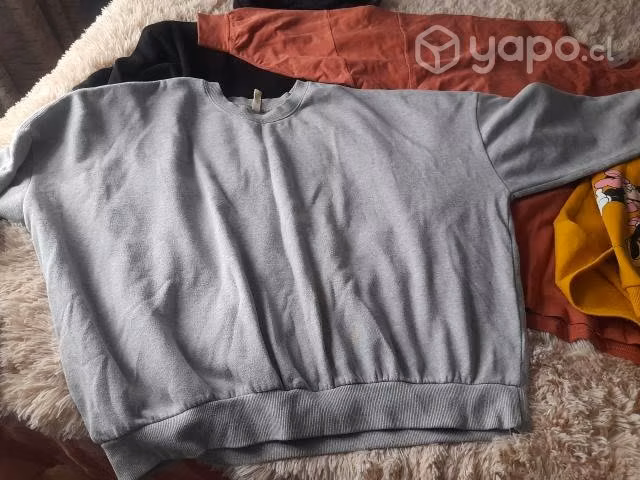 Lote de 6 polerones mujer talla L