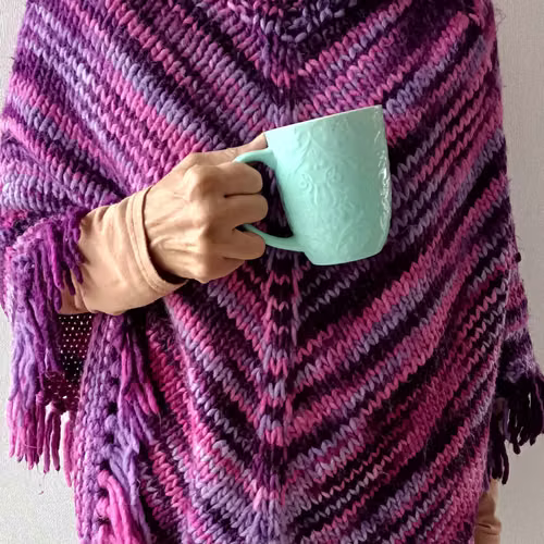 Poncho frutos rojos - Imagen 3