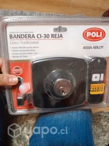Cerradura de sobreponer bandera CI 30 POLI