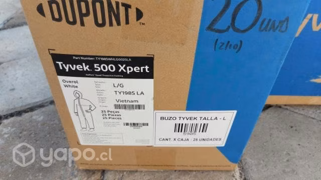 100 Buzos Nuevos marca Tyvek Talla L - Imagen 2