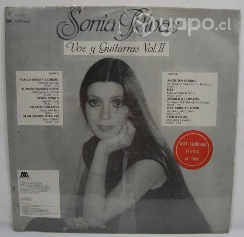 Vinilo Sonia Rivas Voz Y Guitarra Vol Ii México 19