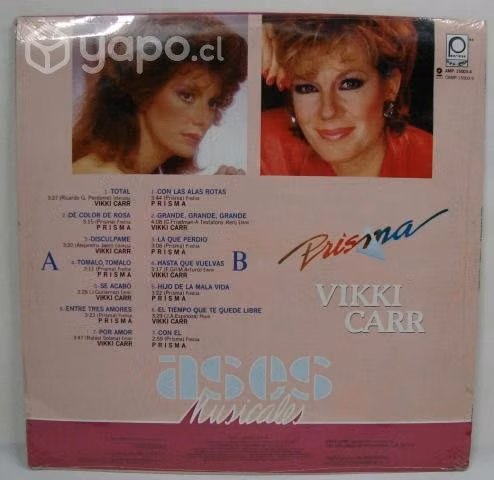 Vinilo Prisma - Vikki Carr Ases Musicales 1988 Sel