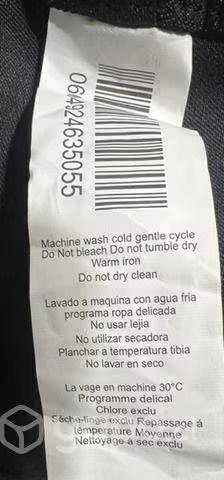 Pantalón Cargo Elástico Talla 12/14 Años Negro - Imagen 5
