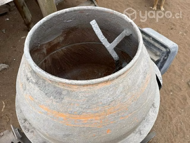 Trompo volteo lateral betonera