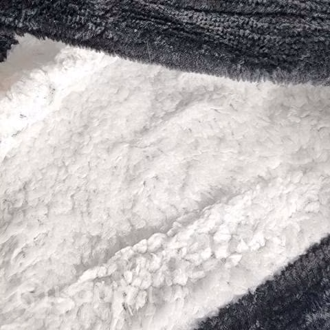 Poleron Sherpa Negro Talla Unica - Imagen 4