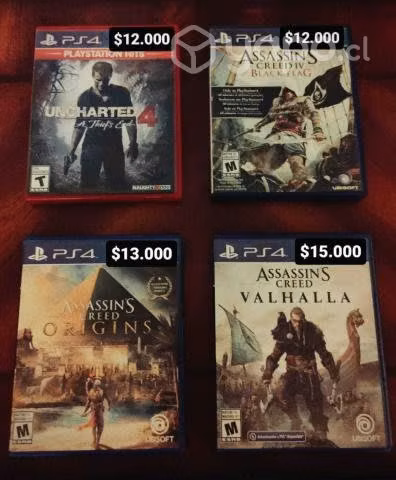 Venta de videojuegos PS4