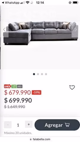 Sofá, sillón, living Perfecto estado, casi nuevo