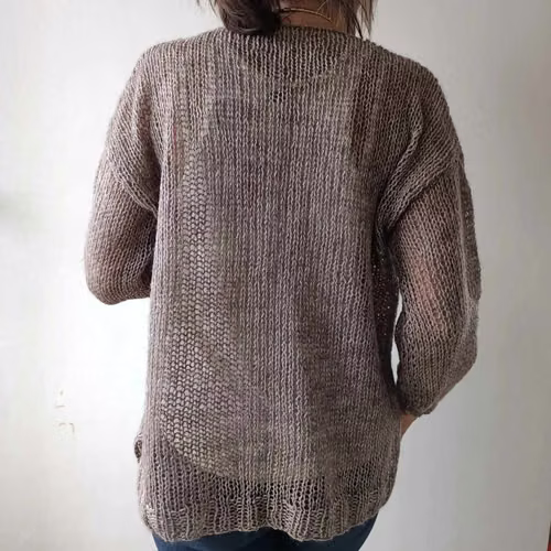 Sweater angora café - Imagen 3