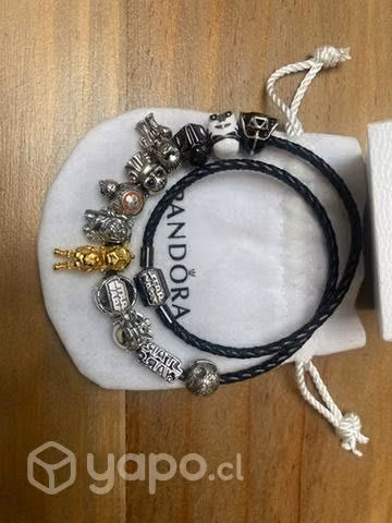 Pulsera de cuero Pandora atar wase - Imagen 2