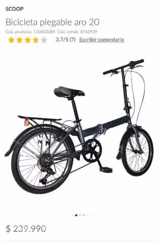 Bicicleta plegable nueva - Imagen 2