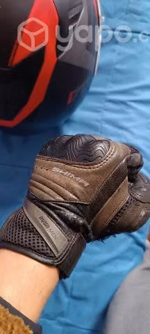 Guantes moto de cordura.