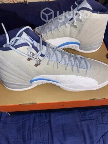 Jordan 12 RETRO GREY UNIVERSITY BLUE ORIGINAL