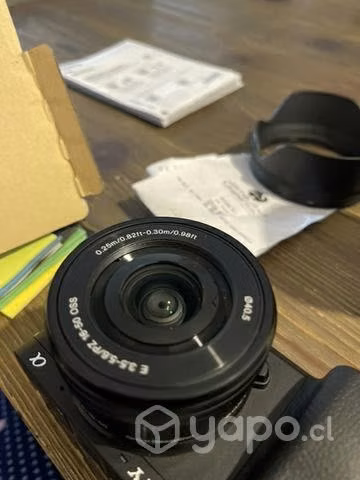 Camara sony a6400 + sigma 16mm