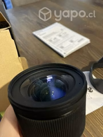 Camara sony a6400 + sigma 16mm