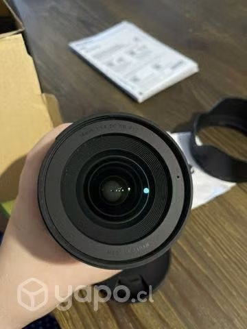 Camara sony a6400 + sigma 16mm
