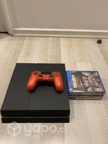 Playstation 4 con un control