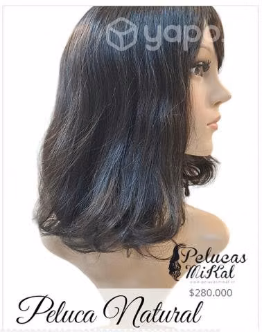 Peluca de pelo natural-mikal- nueva