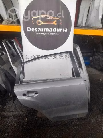 Puerta trasera Subaru Impreza 2014 a 2016 RH 2.1