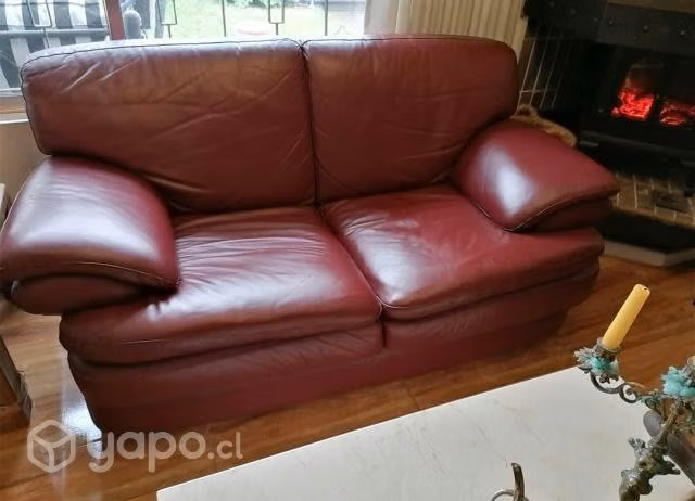 Sofás de cuero de 2 cuerpos