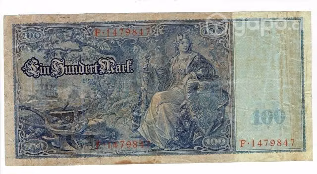 Billete De Alemania, 100 Marcos, 1910