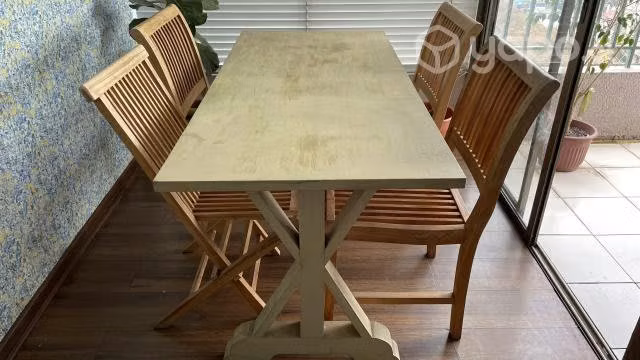 Juego de Comedor con 4 sillas - Imagen 6