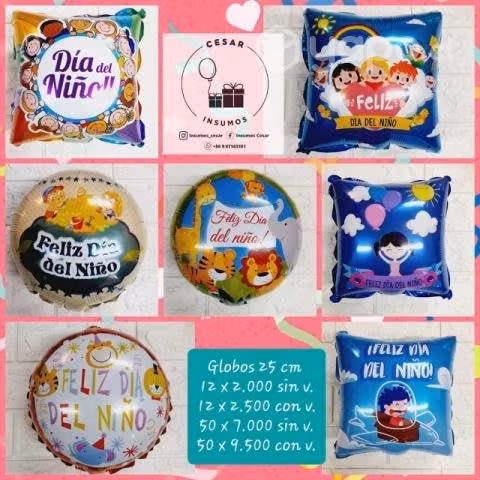 Globos día del niño
