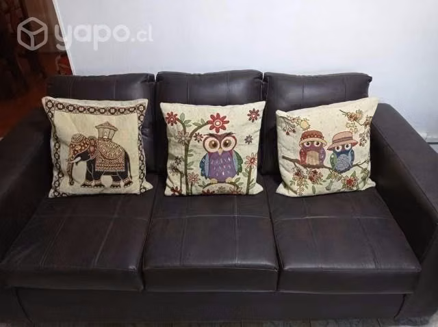 Sillón de 3 cuerpos en eco cuero - Imagen 3