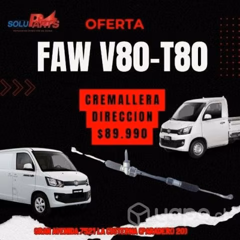 Faw v8-t80 cremallera direccion